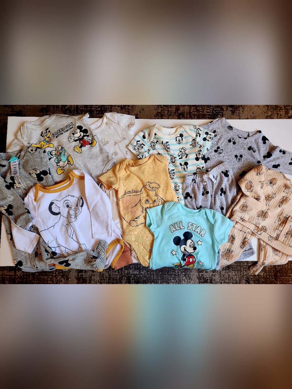 Disney Baby Outfits Assorted Sizes 0-3 Mos 3-6 Mos To 9 Months